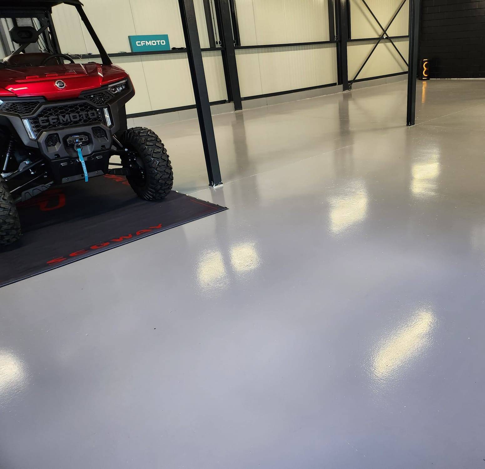 Epoxy vloercoating toepassing